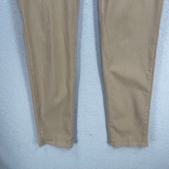 34 Heritage Pants Mens 32x32 Brown Verona Mid Rise Slim Leg Chino Stretch Casual - Picture 16 of 16